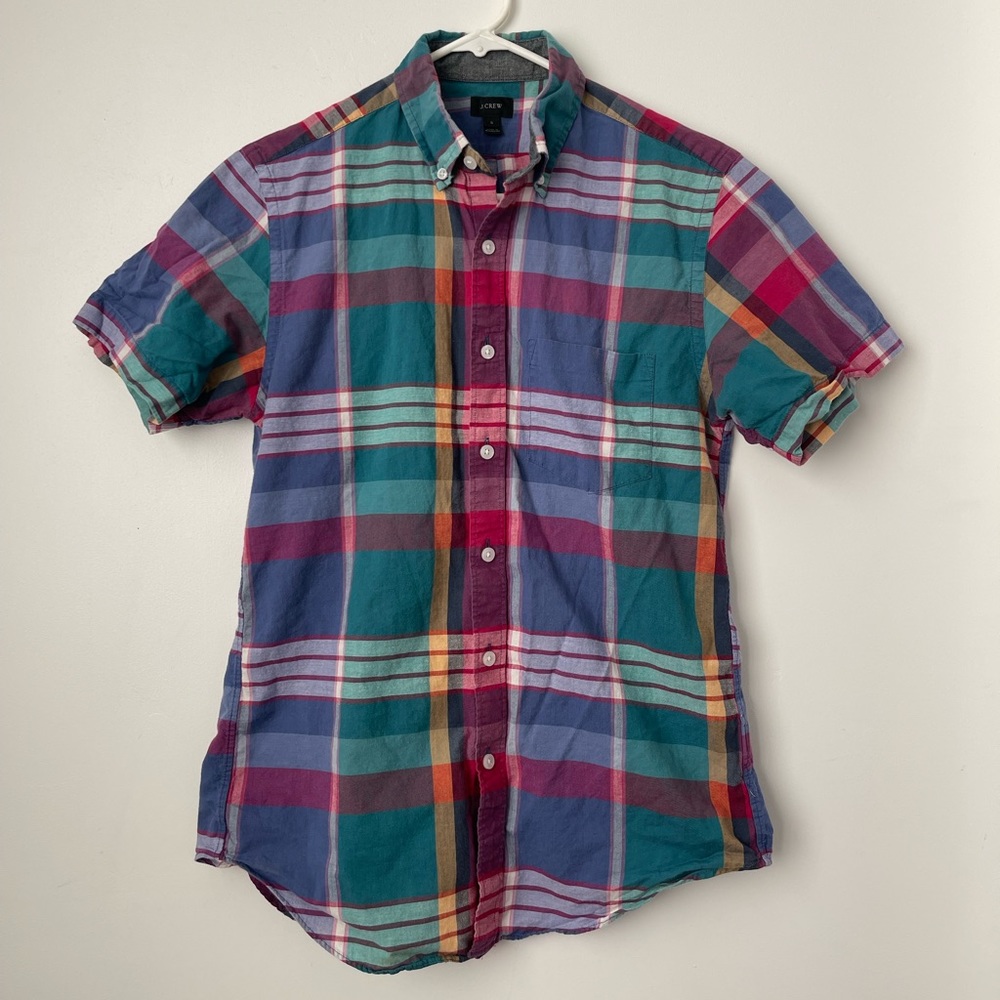 J.Crew small plaid button up